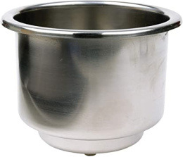 Подстаканник врезной Attwood диам. 95 мм нерж. сталь (11845-1)